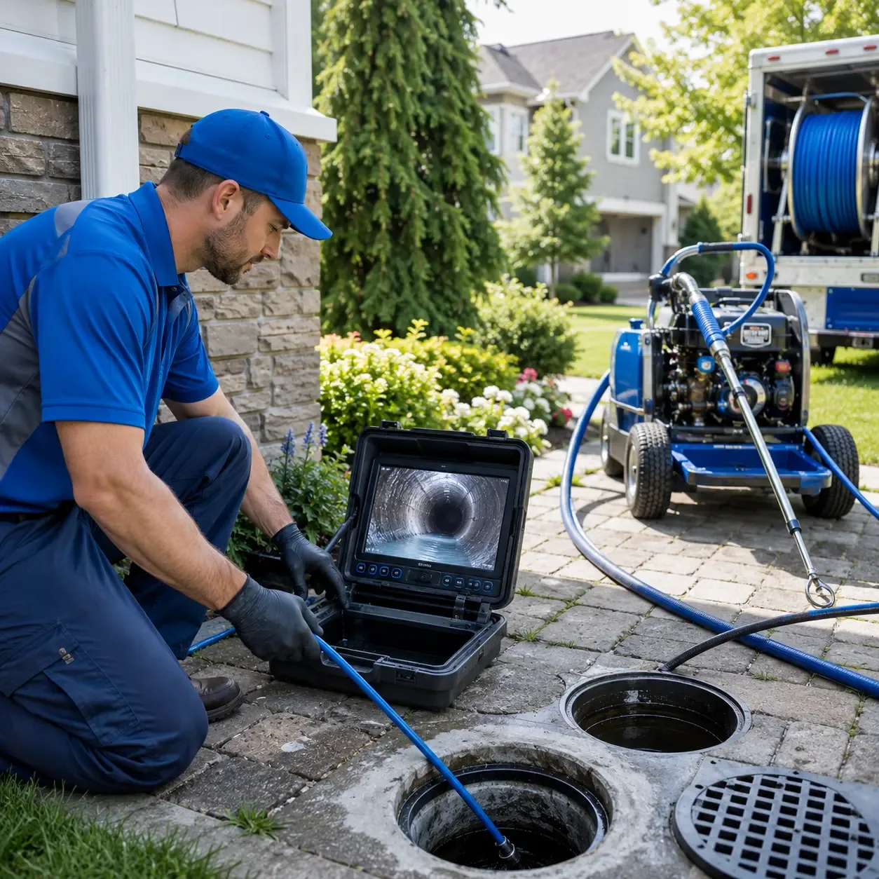 Outdoor drain cleaning professionals serving Zanesville, IN