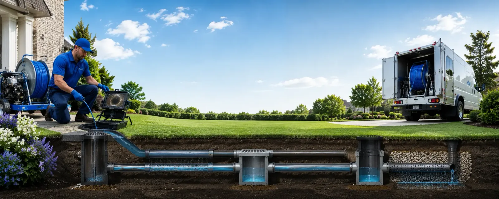 Outdoor drain cleaning information for Zanesville, IN